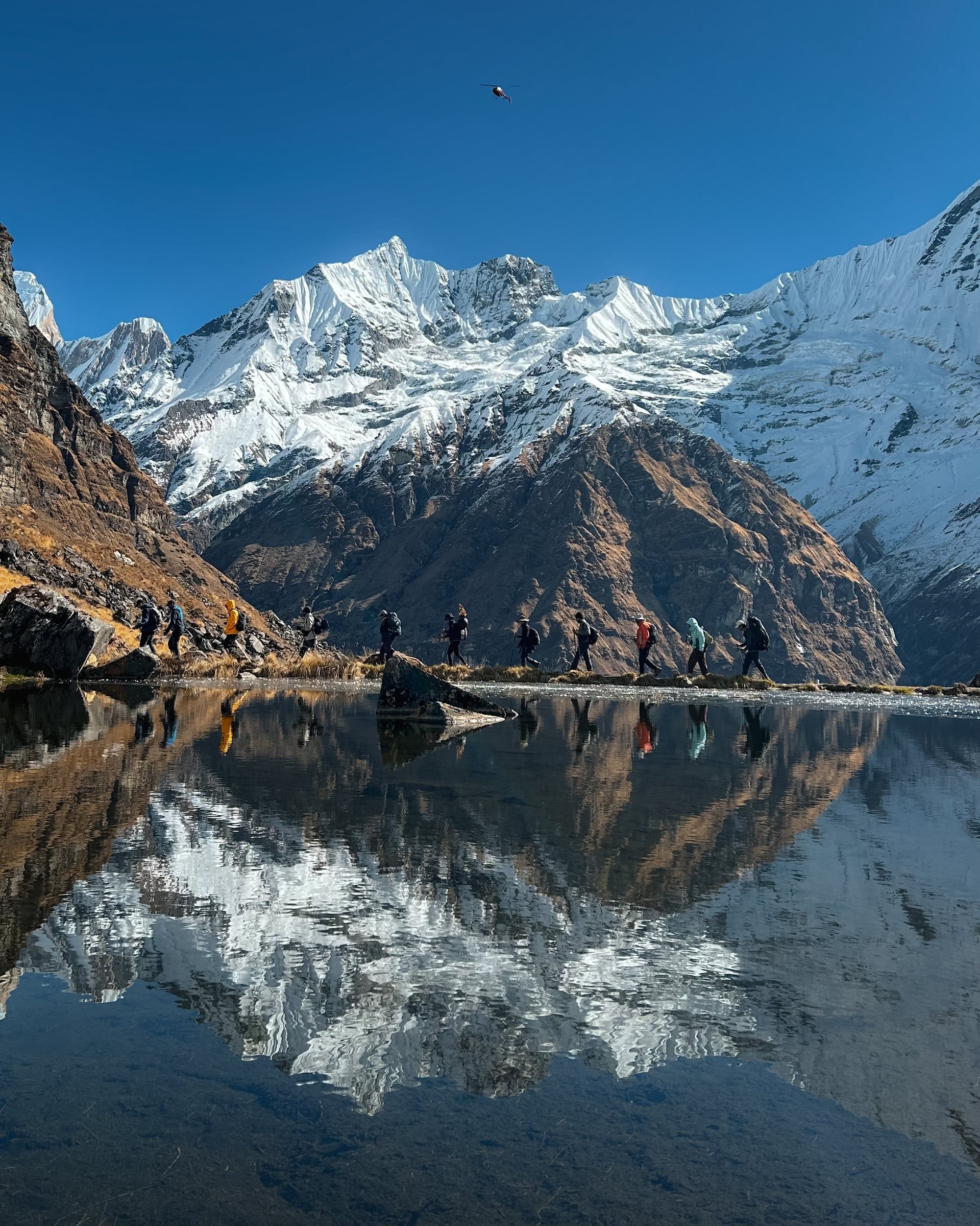 Annapurna Base Camp Trek — Sanctuary Reflection Pond, Nepal
