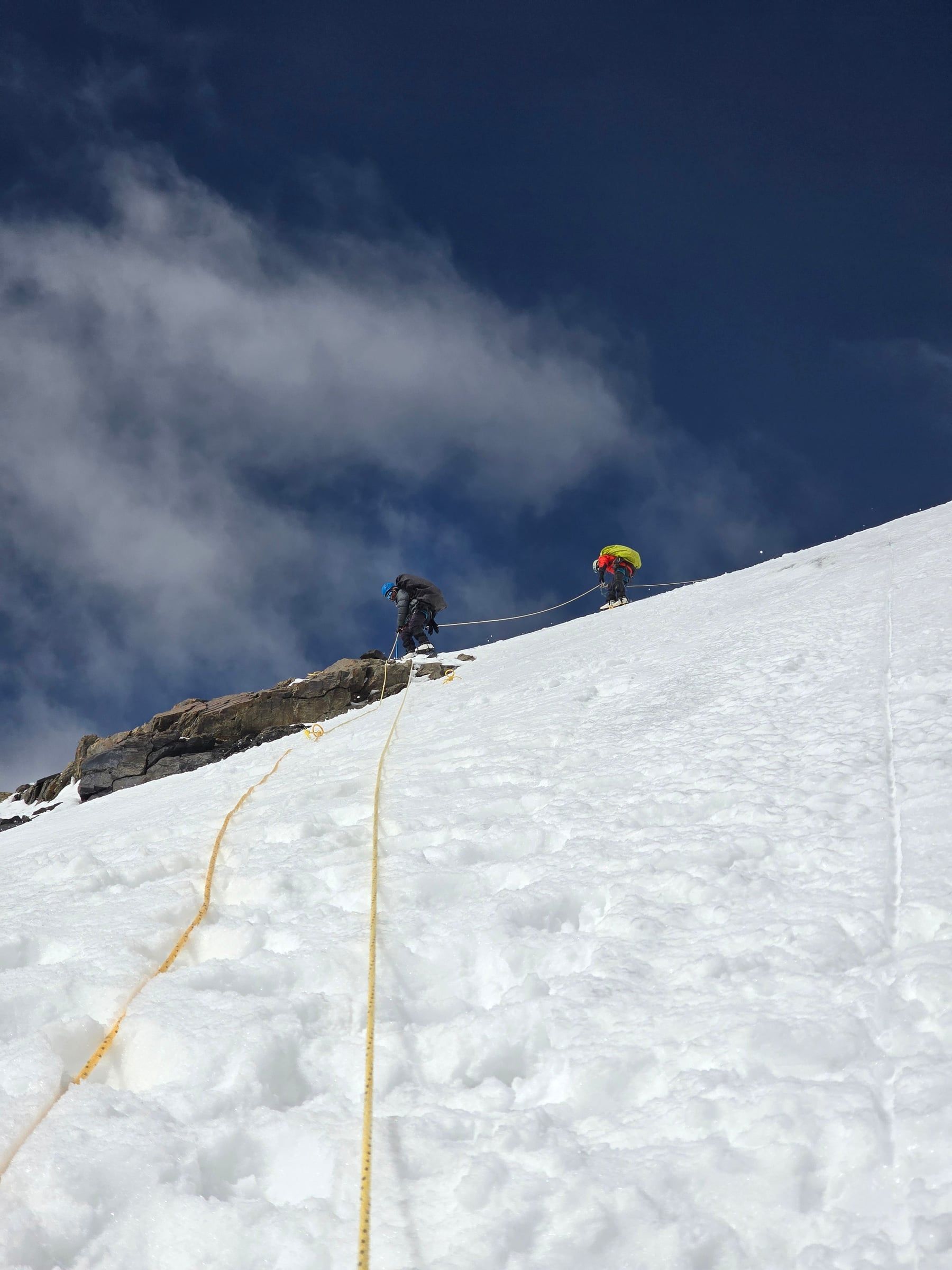 Kang Yatse I — Fixed Rope Ice Pitch, Ladakh, India